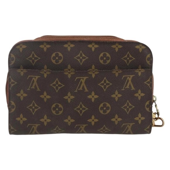 Authentic Louis Vuitton Orsay Monogram Canvas Clutch | LV Wristlet Pouch - Picture 3 of 16